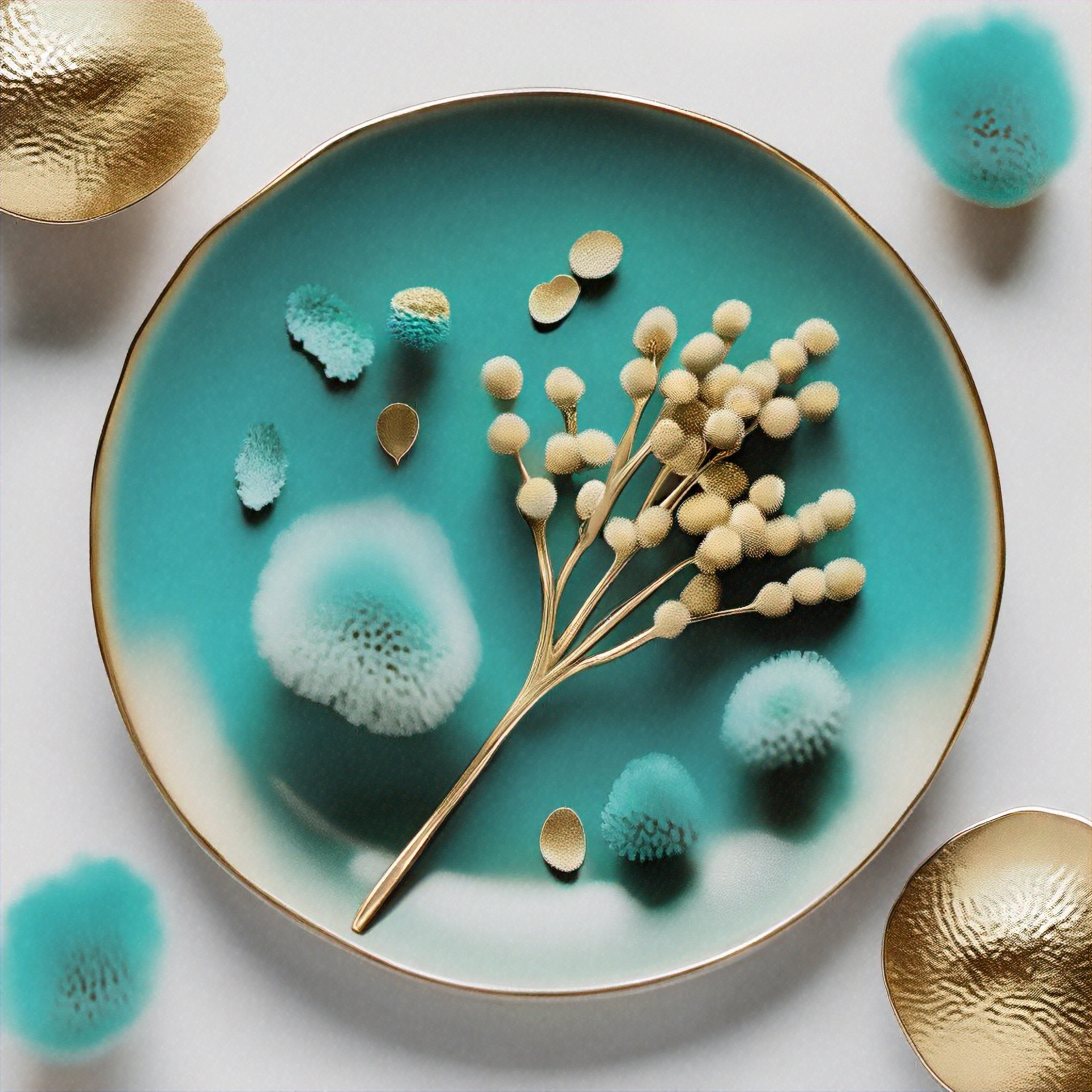 Allergies,In,The,Plate,Modern,And,Elegant,Monochrome,Illustration,Pattern,